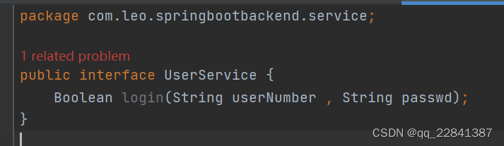 前后端分离项目-Springboot 【后端框架搭建，SSM】