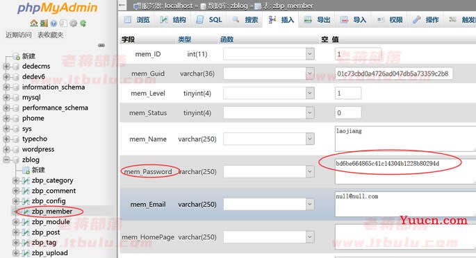 ZBLOG PHP忘记管理员密码快速找回和重置的2个方法 ZBLOG PHP忘记管理员密码快速找回和重置的2个方法