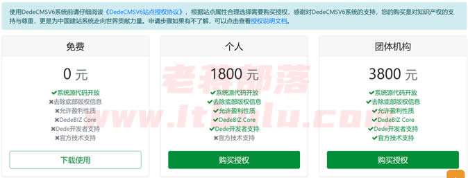 DedeCMS V6新版本更新发布 增加商业授权 初次体验功能 DedeCMS V6新版本更新发布 增加商业授权 初次体验功能